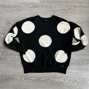 Small Tahari Polka Dot Sweater
